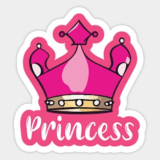 Royal Princess Crown Sticker